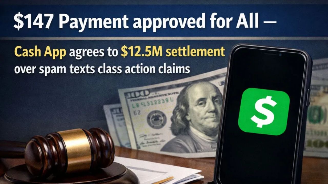 $147 Payment Approved for All? Cash App Agrees to $12.5 Million Settlement Over Spam Text Class Action Claims