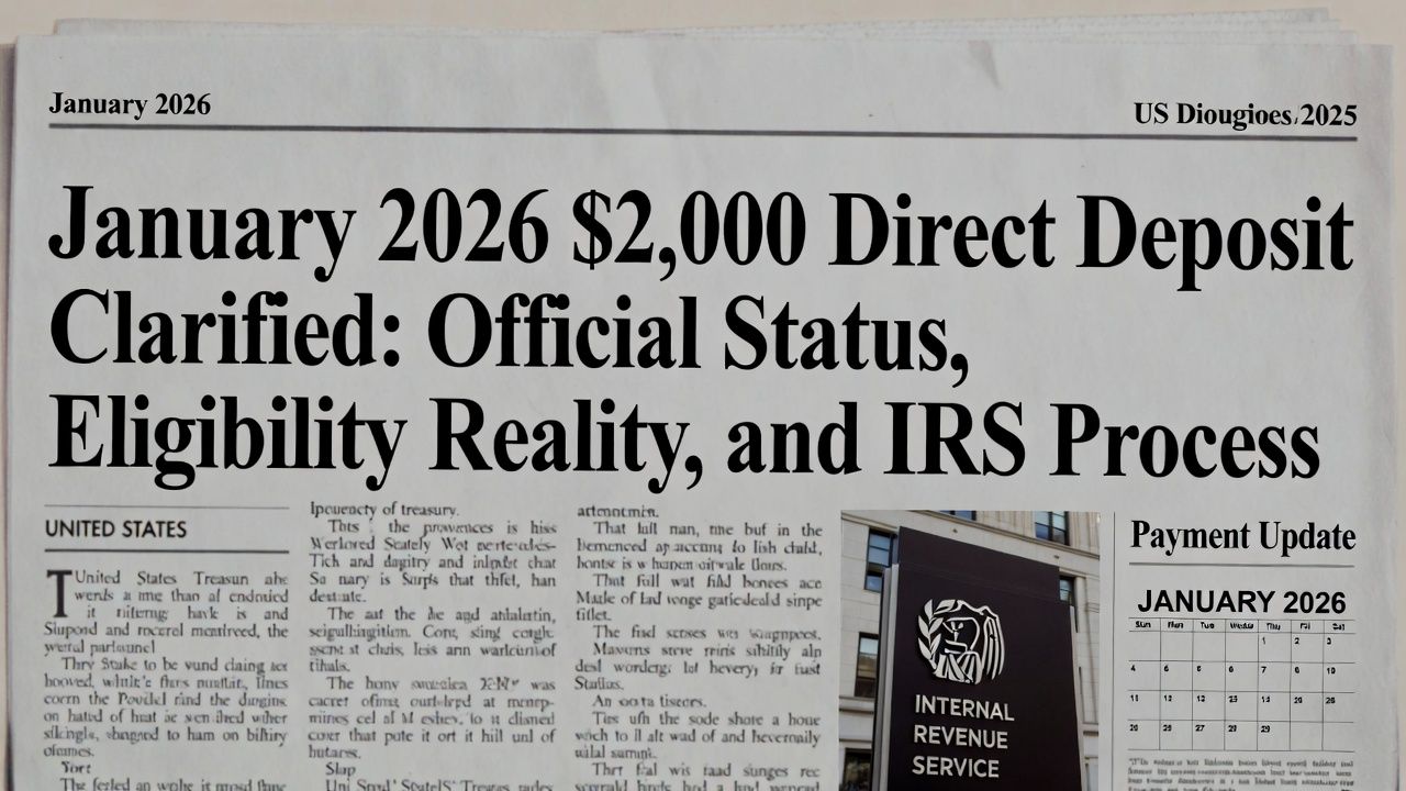 February 2026 $2,000 Direct Deposit Clarified: Official Status, Eligibility Reality, and the IRS Process